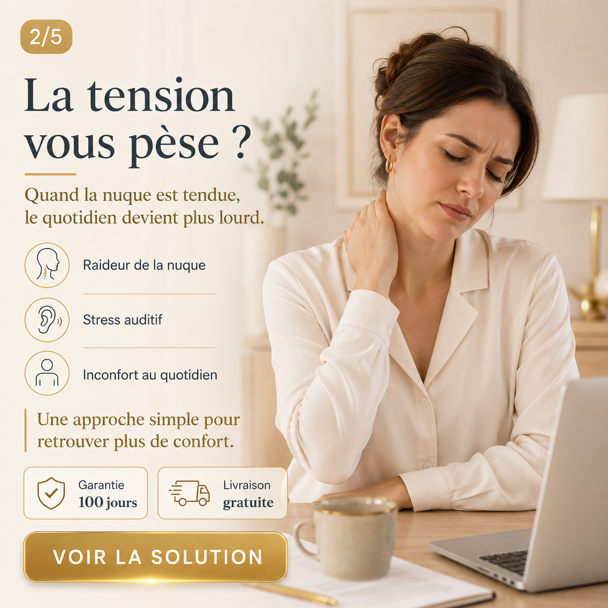 Dermasoul® 3-en-1 | Relaxation Cervicale | Offre Exclusive -70%