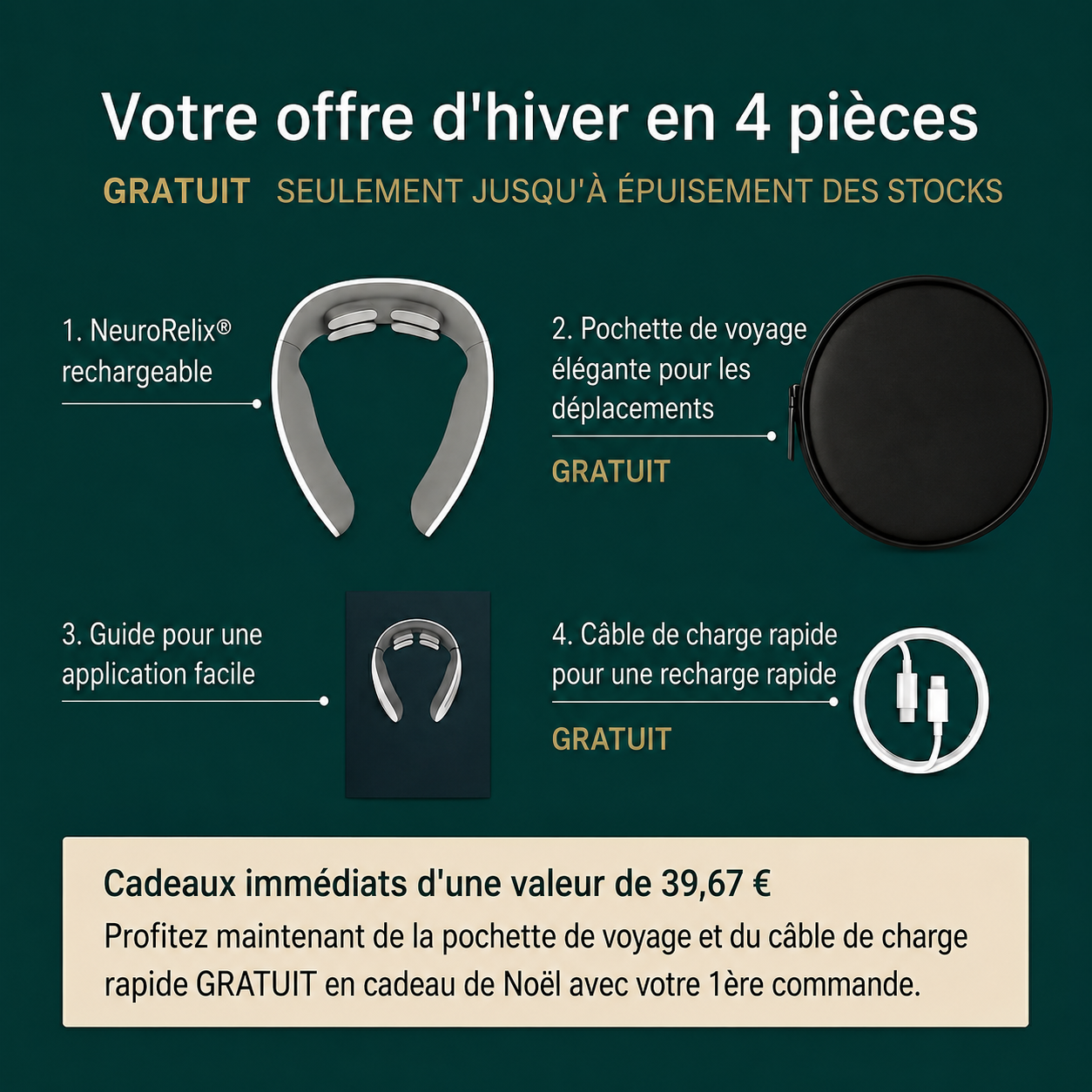 *NeuroRelix®Pro 3-en-1 Solution contre les acouphènes